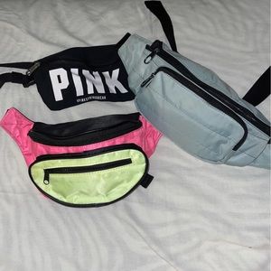 SOLD Three Fanny Packs